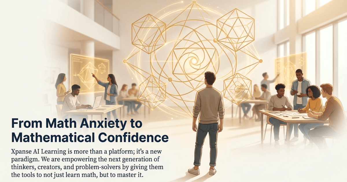 From math anxiety to mathematical confidence — students working with geometric visualizations